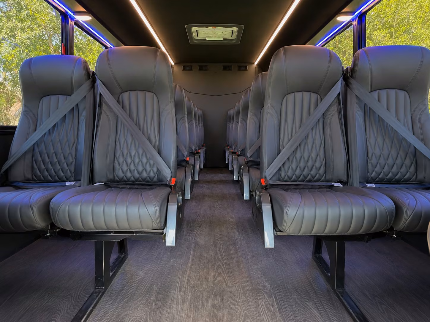 20 passenger minibus inside