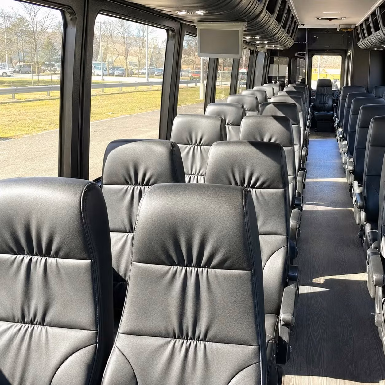 28 passenger minibus inside