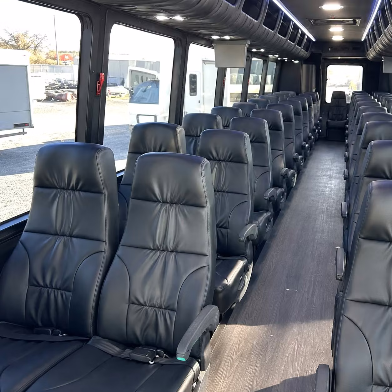 30 passenger minibus interior