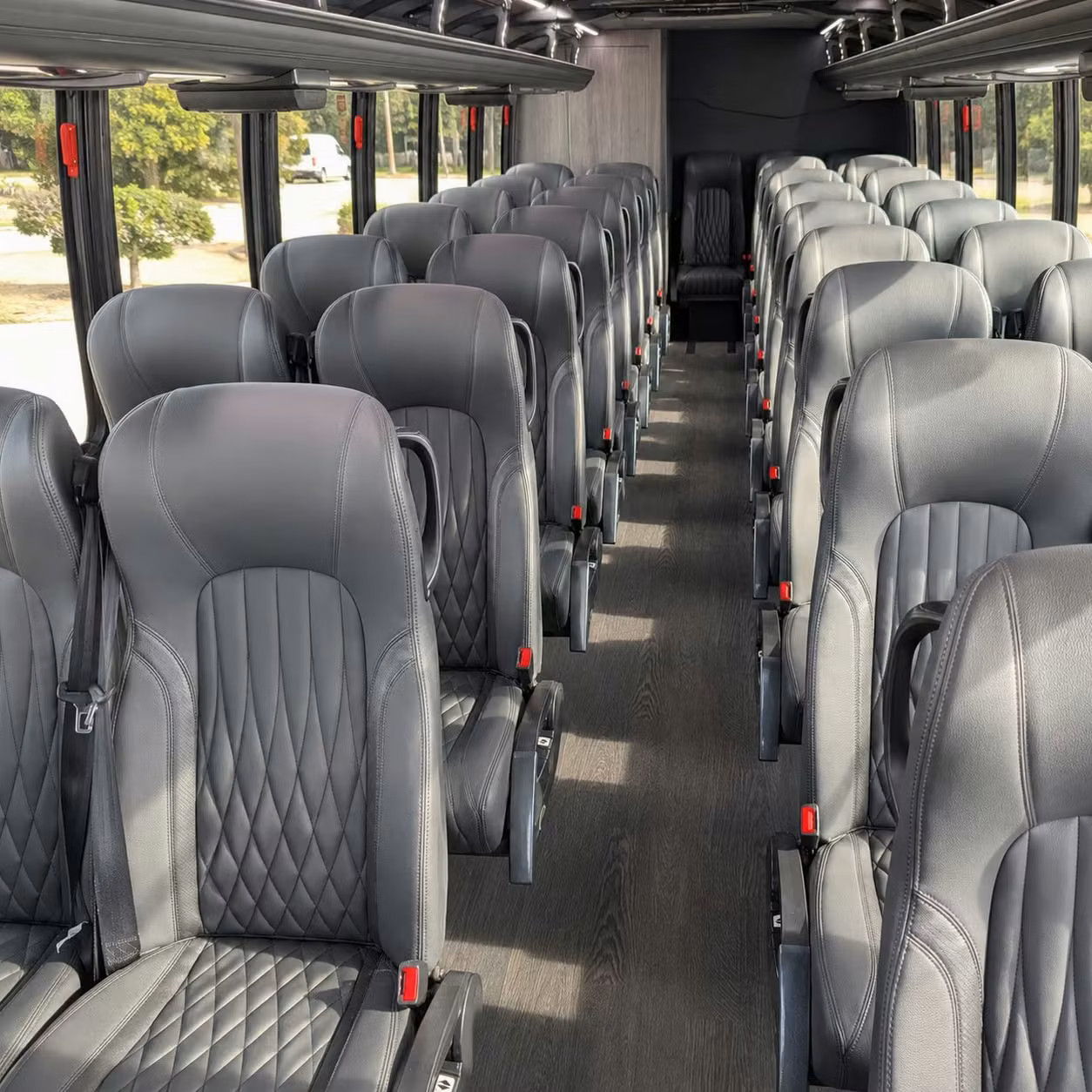 35 passenger minibus interior