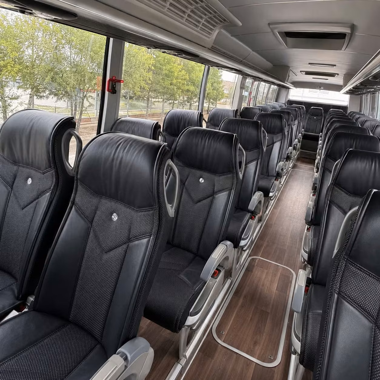 deltona charter bus rental interior