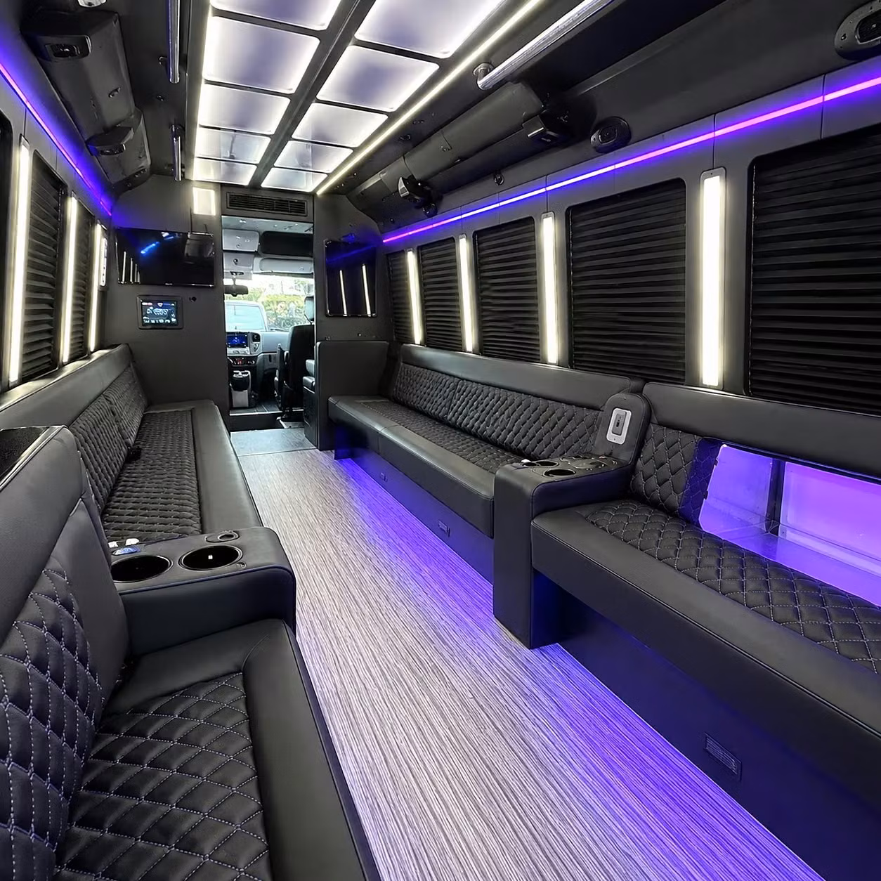 party bus interior