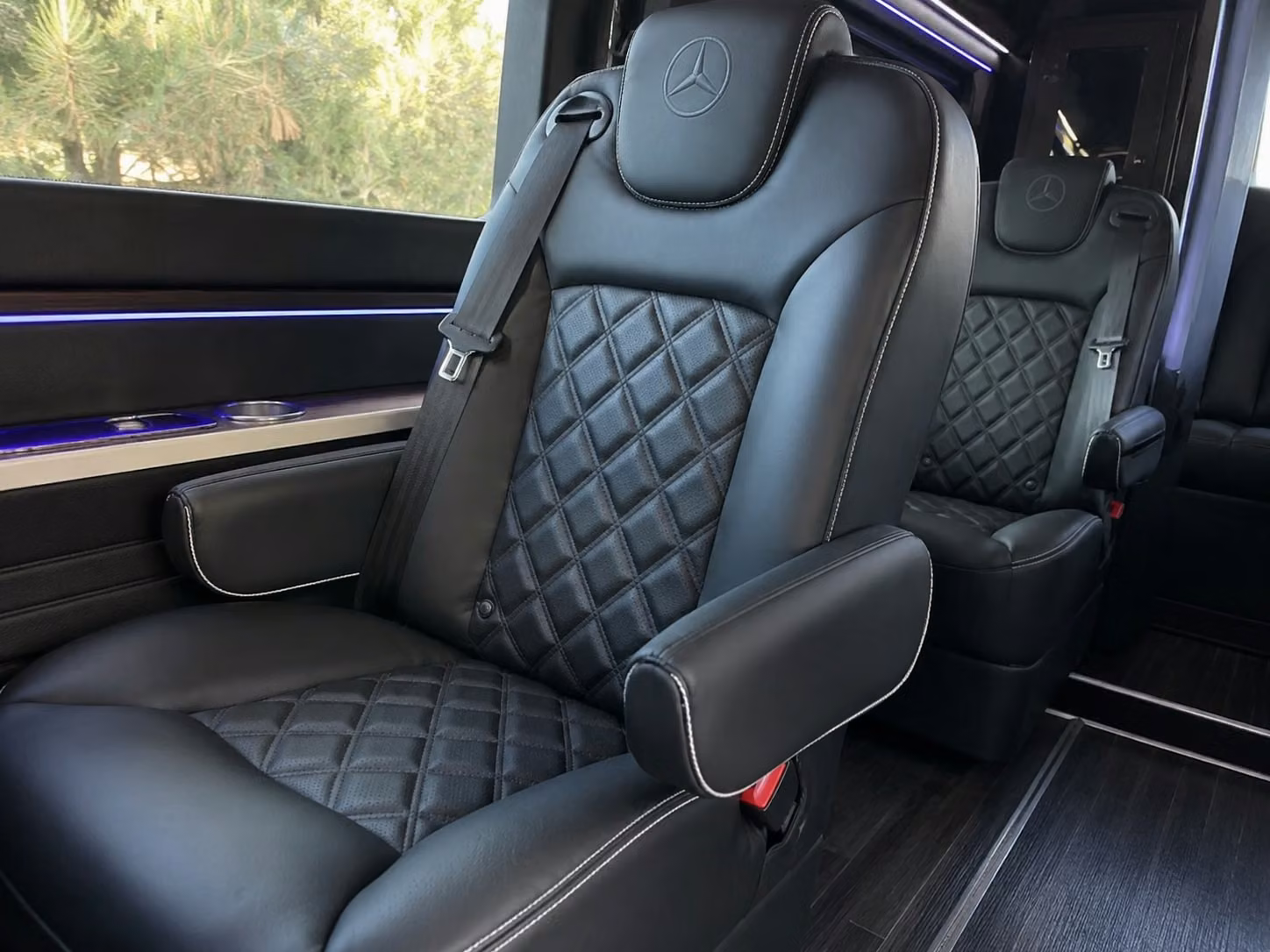 sprinter van with driver interior